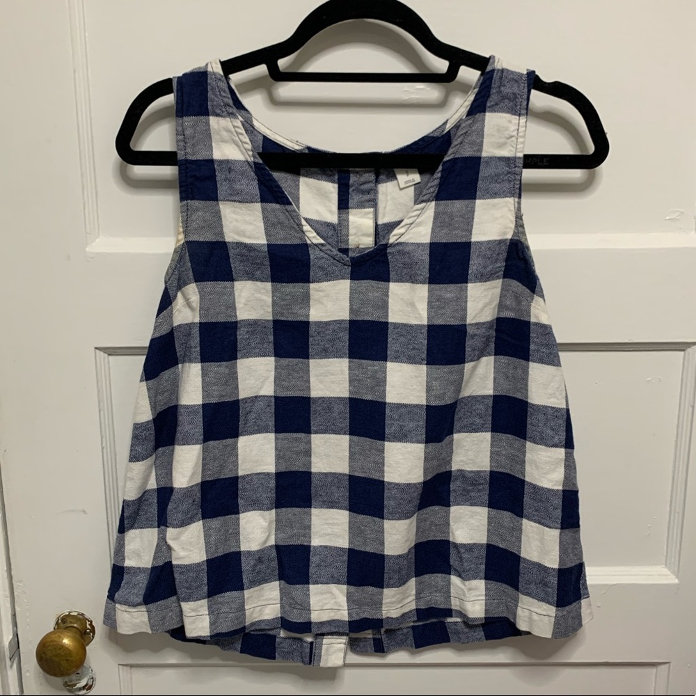 Gingham tank